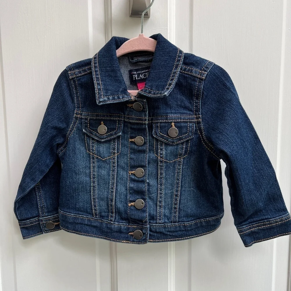 The Children’s Place 12-18M Denim Gender Neutral Jean Jacket